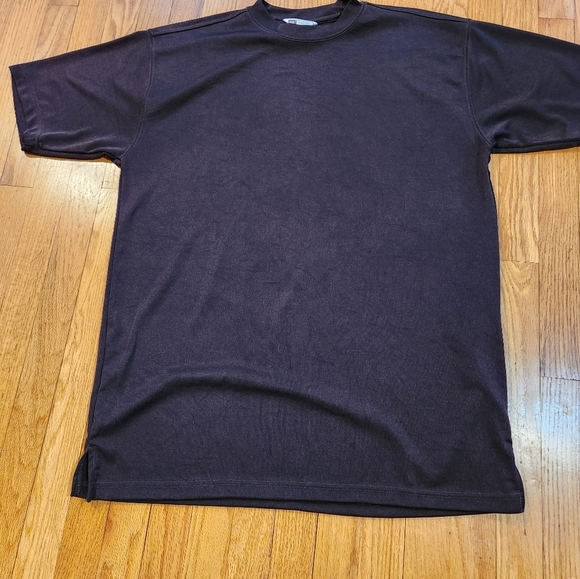 Daniel Ellissa T-Shirt Men’s Dark Brown Size 3XL Dressy Crew Neck Knit Polyester - Picture 7 of 9